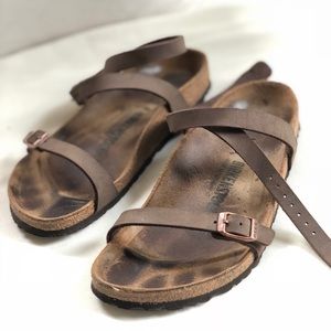 Birkenstock’s, Mocha, Size 38, GUC